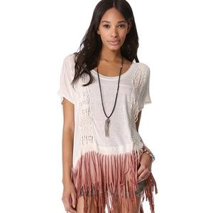 Free people rough rider cowgirl hippie fringe boho